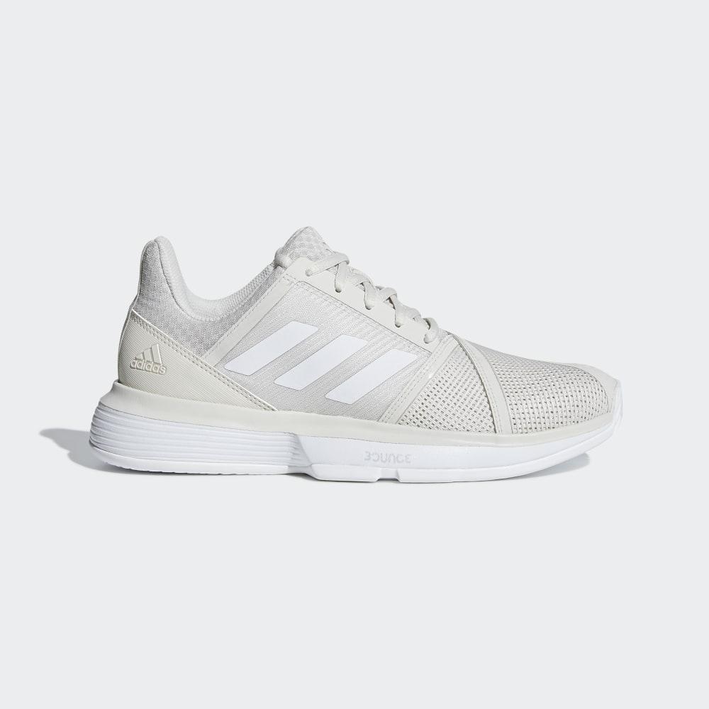 Pantofi Tenis Adidas CourtJam Bounce Dama Romania - Albi/Argintii CG6356